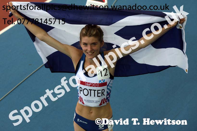 Beth Potter (Scotland) after the 10000 metres at the Commonwealth Games, Glasgow. Photo: David T. Hewitson/Sports for All Pics